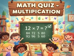 Gioco Quiz di matematica — Moltiplicazione in linea