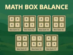 Gioco Bilancia della scatola di matematica in linea