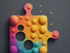 Gioco Forme utilizzando punti in linea