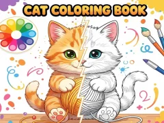Gioco Libro da colorare di gatti in linea