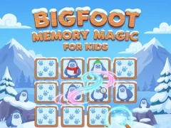 Gioco Magia della memoria del Bigfoot per bambini in linea