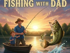 Gioco Pescare con papà in linea