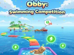 Gioco Obby: Gara di nuoto in linea