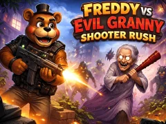 Gioco Freddy vs Evil Granny Shooter Rush in linea