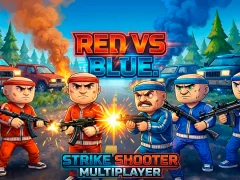Gioco Rosso contro Blu. Multigiocatore sparatutto d'assalto in linea
