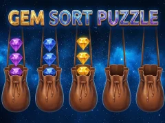 Gioco Puzzle di ordinamento delle gemme in linea