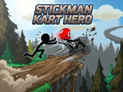 Gioco Stickman Kart Hero in linea