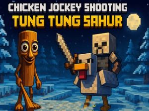 Gioco Gerno di pollo che spara a Tung Tung Sahur in linea