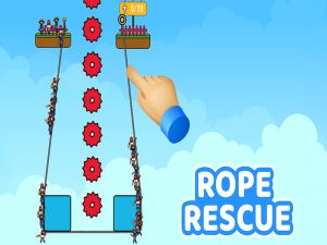 Gioco Salvataggio di corda in linea