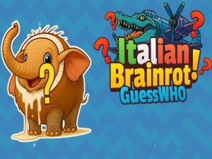 Gioco Brainrot italiano indovina chi in linea