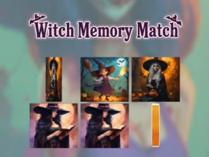 Gioco Witch Memory Match in linea
