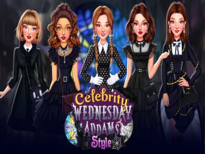 Gioco Celebrity Mercoledì Style Addams in linea