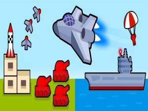 Gioco Aereo del bombardiere: 2D Air Strike in linea