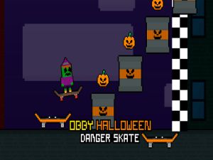Gioco Obby Halloween Danger Skate in linea
