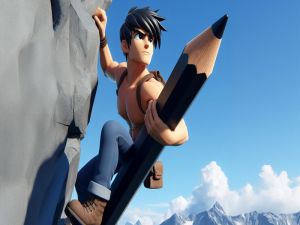 Gioco Disegna la gara di scalata in linea