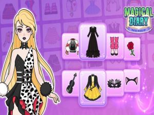 Gioco Diario magico: vestire la carta in linea