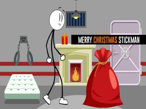 Gioco Buon Natale Stickman in linea