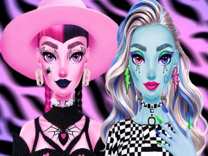 Gioco Trucco fantasy di Monsterella in linea
