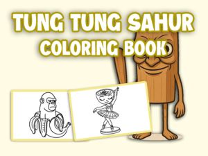 Gioco Libro da colorare di tung tung sahur in linea