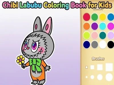 Gioco Libro da colorare per bambini di Chibi Labubu in linea Gioco Libro da colorare per bambini di Chibi Labubu in linea