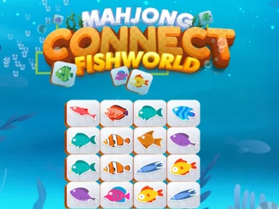 Gioco Mahjong collega il mondo dei pesci in linea