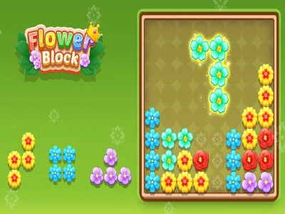Gioco Blocco di fiori in linea
