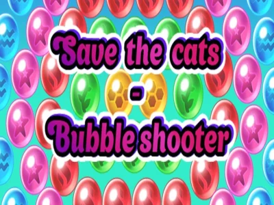 Gioco Salva il tiratore di bolle di gatti in linea