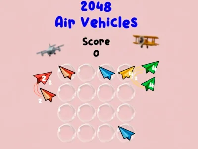 Gioco 2048 Veicoli aerei in linea