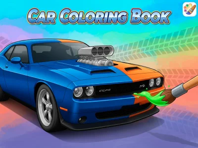 Gioco Libro da colorare per auto in linea