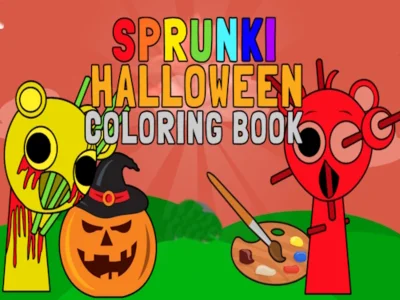 Gioco Libro da colorare di Halloween Sprunki in linea Gioco Libro da colorare di Halloween Sprunki in linea
