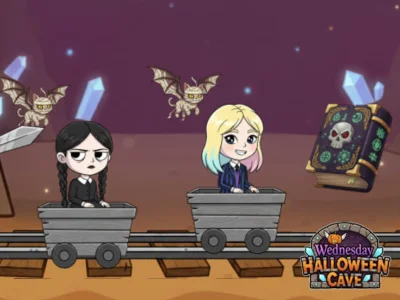 Gioco Mercoledì Grotta di Halloween in linea