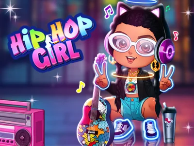 Gioco Ragazza hip-hop alla moda in linea