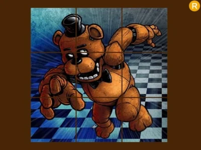 Gioco Puzzle scorrevole Fnaf Freddy in linea