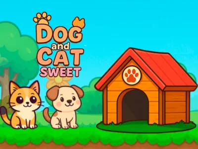 Gioco Cane e gatto dolce in linea