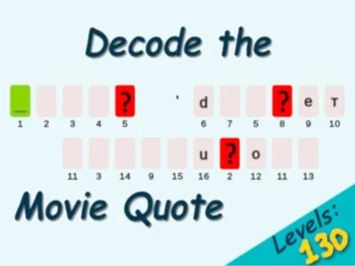 Gioco Decodifica la citazione del film in linea