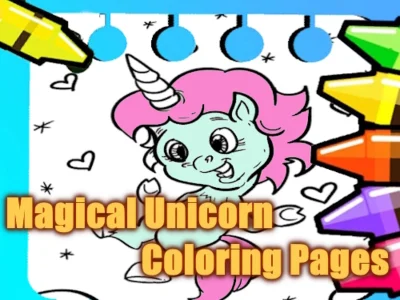 Gioco Disegni da colorare di unicorni magici in linea