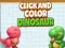Gioco Clicca e colora i dinosauri in linea