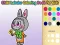 Gioco Libro da colorare per bambini di Chibi Labubu in linea