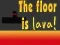 Gioco Il pavimento è lava in linea