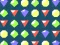 Gioco Gioielli Piatta: match 3 in linea