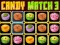Gioco Candy Match 3 in linea