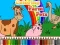 Gioco Colora gli Animali della Fattoria in linea