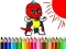 Gioco Tornare a Scuola: Coloring del Ragazzo Mascherato in linea