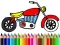 Gioco Torna a Scuola: Colorazione Moto in linea