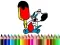 Gioco Torna a Scuola: Colorazione del Topo in linea