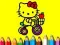 Gioco Torna a scuola: Colorazione del dolce gattino in linea
