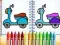 Gioco Libro da colorare bicicletta carina in linea