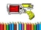 Gioco Tornare a Scuola: Libro da Colorare Nerf in linea