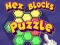 Gioco Puzzle dei Blocchi Esagonali in linea