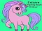 Gioco Libro da Colorare Unicorno Glitter in linea